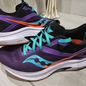 Saucony Women's Running Shoes - Purple Blue Black Size 9